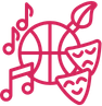pink activities icon