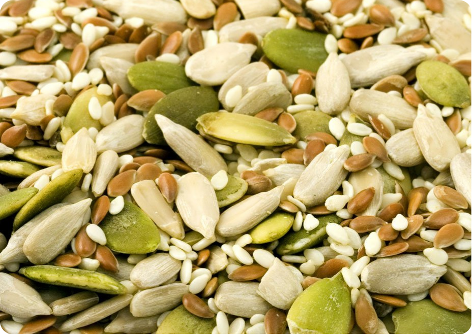 mixed seeds - pumpkin, sunflower