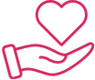 pink support icon